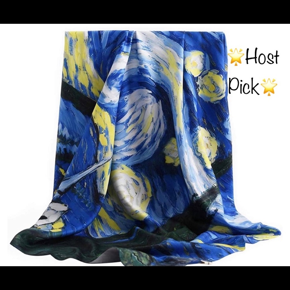 🌟Host Pick🌟 35” square  mulberry silk scarf